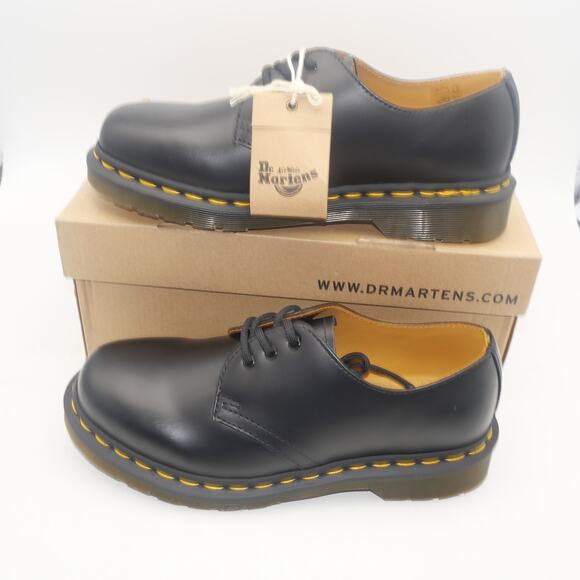 NEW Dr. Martens Women's 9 1461 Smooth Oxford  Black Leather Shoes - Picture 4 of 8